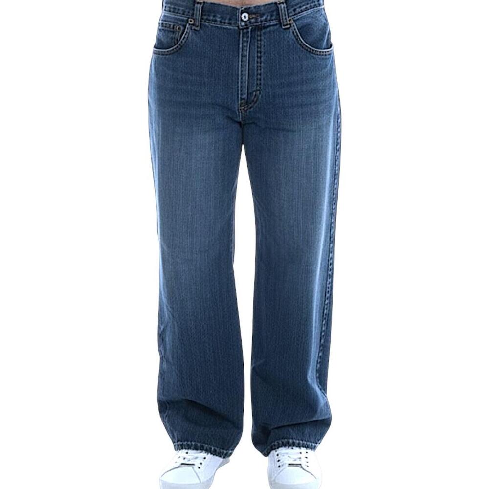 Urban Pipeline Jeans Mens Dark Blue Vintage Relaxed Denim Casual Size 38x30